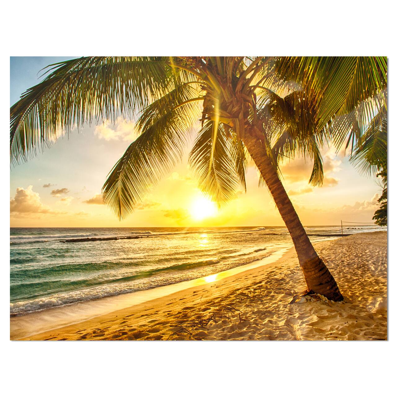 Designart - Tropical Island - Sea & Shore Photographic on wrapped Canvas